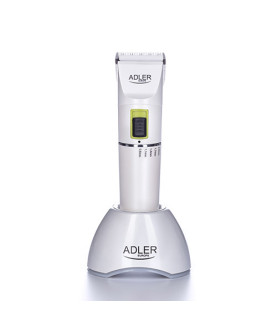 Adler | Hair clipper | AD 2827 | Cordless or corded | Number of length steps 4 | White