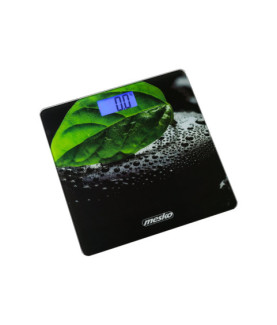 Mesko | Bathroom scales | MS 8149 | Maximum weight (capacity) 150 kg | Accuracy 100 g | Black/ green