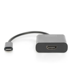 Digitus | USB Type-C to HDMI Adapter | DA-70852 | Black | USB Type-C | 0.15 m