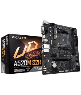 Gigabyte | A520M S2H 1.0 | Processor family AMD | Processor socket AM4 | DDR4 DIMM | Memory slots 2 | Chipset AMD A | Micro ATX