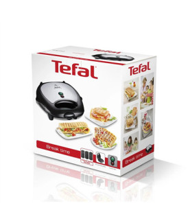 TEFAL | Sandwitch Maker | SW614831 | 700 W | Number of plates 3 | Black/Stainless Steel