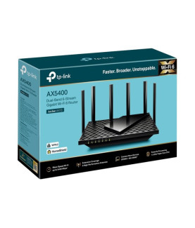 Archer AX73 | 802.11ax | 4804+574 Mbit/s | 10/100/1000 Mbit/s | Ethernet LAN (RJ-45) ports 4 | Mesh Support No | MU-MiMO Yes | 