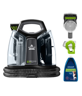 Bissell | SpotClean Pet Plus Cleaner | 37241 | Corded operating | Handheld | 330 W | - V | Black/Titanium | Warranty 24 month(s