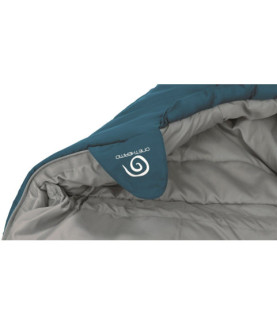 Robens | Spire II "R" | Sleeping Bag | 220 x 80 x 50 cm | -21/4 C | 2 way open - YKK Auto lock | Ocean Blue