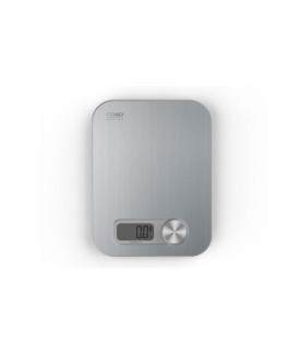 Caso | Design kitchen scale | Maximum weight (capacity) 5 kg | Graduation 1 g | Display type Digital | Stainless Steel