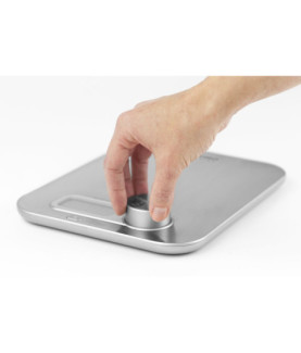 Caso | Design kitchen scale | Maximum weight (capacity) 5 kg | Graduation 1 g | Display type Digital | Stainless Steel