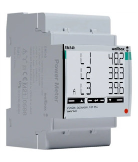 Wallbox Power Meter (3 phase up to 65A/PRO380Mod/Inepro) | MTR-3P-65A-IN