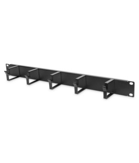 Digitus | Cable Management Panel | DN-97602 | Black | 5x cable management ring (HxD: 40x60 mm). The Cable Management Panel is g