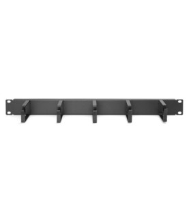 Digitus | Cable Management Panel | DN-97602 | Black | 5x cable management ring (HxD: 40x60 mm). The Cable Management Panel is g