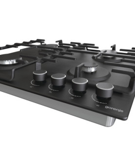 Gorenje | Hob | G642AB | Gas | Number of burners/cooking zones 4 | Rotary knobs | Black