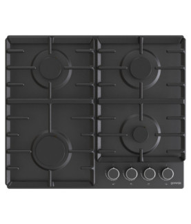 Gorenje | Hob | G642AB | Gas | Number of burners/cooking zones 4 | Rotary knobs | Black