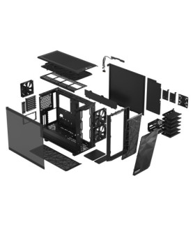 Fractal Design | Meshify 2 Light Tempered Glass | Black | ATX