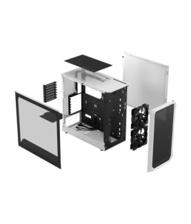 Fractal Design | Focus 2 | Side window | White TG Clear Tint | Midi Tower | Power supply included No | ATX