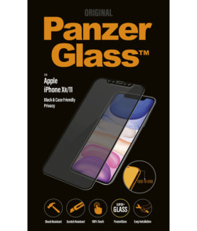 PanzerGlass | P2665 | Screen protector | Apple | iPhone Xr/11 | Tempered glass | Black | Confidentiality filter Full frame cove