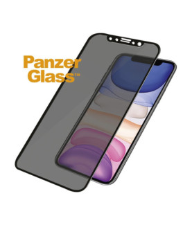 PanzerGlass | P2665 | Screen protector | Apple | iPhone Xr/11 | Tempered glass | Black | Confidentiality filter Full frame cove