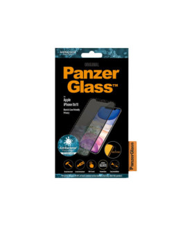 PanzerGlass | P2665 | Screen protector | Apple | iPhone Xr/11 | Tempered glass | Black | Confidentiality filter Full frame cove