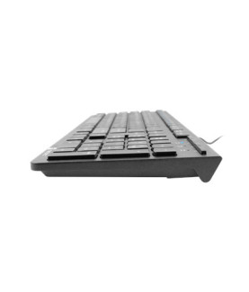 Natec | Keyboard | Discus 2 Slim | Standard | Wired | US | Black | USB 2.0 | 424 g | Numeric keypad