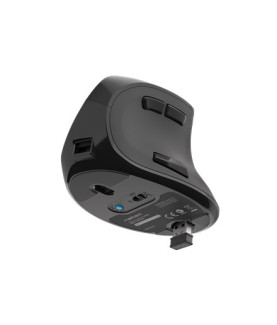 Natec | Vertical Mouse | Euphonie | Wireless | Bluetooth/USB Nano Receiver | Black