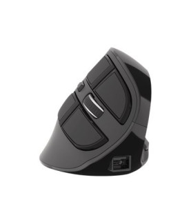 Natec | Vertical Mouse | Euphonie | Wireless | Bluetooth/USB Nano Receiver | Black