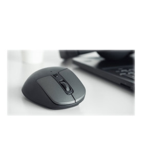 Natec Mouse, BlackBird 2, Silent, Wireless, 1600 DPI, Optical, Black | Natec | Mouse | Optical | Wireless | Black/Gray | BlackB