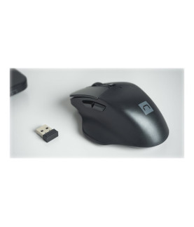 Natec Mouse, BlackBird 2, Silent, Wireless, 1600 DPI, Optical, Black | Natec | Mouse | Optical | Wireless | Black/Gray | BlackB