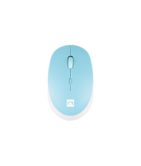 Natec | Mouse | Harrier 2 | Wireless | Bluetooth | White/Blue