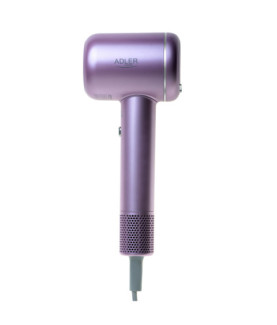 Adler Hair Dryer | AD 2270p SUPERSPEED | 1600 W | Number of temperature settings 3 | Ionic function | Diffuser nozzle | Purple