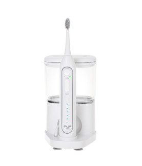 Adler | 2-in-1 Water Flossing Sonic Brush | AD 2180w | Rechargeable | For adults | Number of brush heads included 2 | Number of