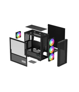 Deepcool | MID TOWER CASE | CH560 Digital | Side window | Black | Mid-Tower | Power supply included No | ATX PS2