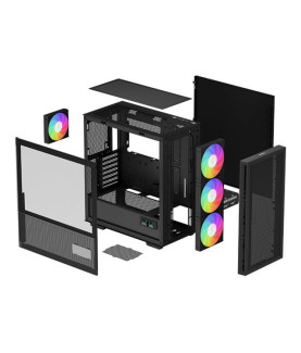 Deepcool | MID TOWER CASE | CH560 Digital | Side window | Black | Mid-Tower | Power supply included No | ATX PS2