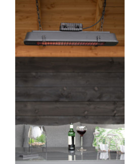 SUNRED | Heater | RD-DARK-VIN25H, Dark Vintage Hanging | Infrared | 2500 W | Black | IP44