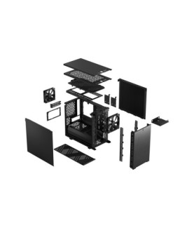 Fractal Design | Define 7 Nano | Side window | Black Solid | Mini ITX, Mini-DTX | Power supply included No | ATX