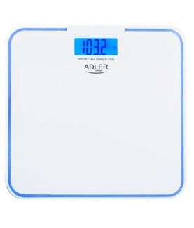 Adler | Bathroom Scale | AD 8183 | Maximum weight (capacity) 180 kg | Accuracy 100 g | White