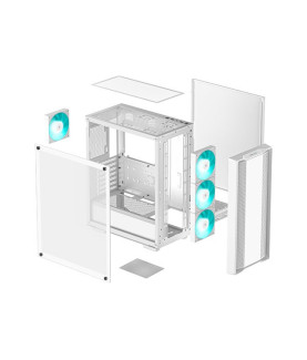 Deepcool CC560 V2 | White | Mid Tower | Power supply included No | ATX