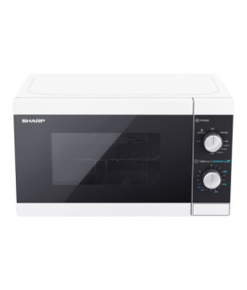 Sharp | Microwave Oven with Grill | YC-MG01E-W | Free standing | 800 W | Grill | White