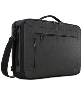 Case Logic | Era Hybrid Briefcase | Fits up to size 15.6 " | Messenger - Briefcase/Backpack | Obsidian | Shoulder strap