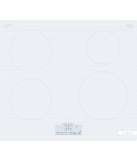 Bosch | Hob | PUE612BB1J | Induction | Number of burners/cooking zones 4 | Touch | Timer | White