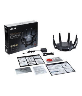 AX6000 Dual Band Router | RT-AX89X | 802.11ax | 4804+1300 Mbit/s | 10/100/1000 Mbit/s | Ethernet LAN (RJ-45) ports 8 | Mesh Sup