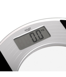 Adler | Body fit Scales | Maximum weight (capacity) 150 kg | Accuracy 100 g | Glass