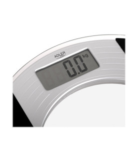 Adler | Body fit Scales | Maximum weight (capacity) 150 kg | Accuracy 100 g | Glass