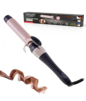 Adler | Curling Iron | AD 2118 | Ceramic heating system | Barrel diameter 32 mm | Temperature (max) 200 C | 56 W | Black/Pink