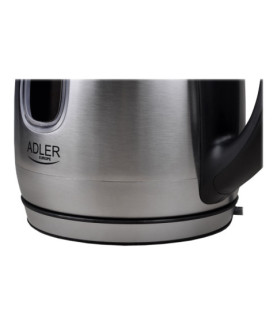 Adler | Kettle | AD 1223 | Standard | 2200 W | 1.7 L | Stainless steel | 360 rotational base | Stainless steel