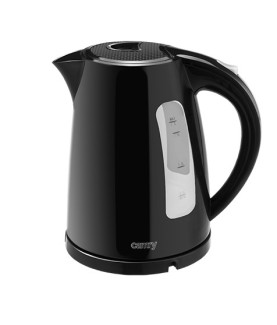 Camry | Kettle | CR 1255 | Standard | 2200 W | 1.7 L | Plastic | 360 rotational base | Black