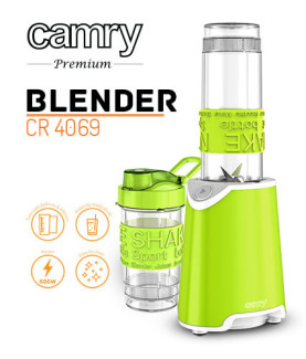 Camry | Blander | CR 4069 | Personal | 500 W | Jar material Plastic | Jar capacity 0.6 L | Green