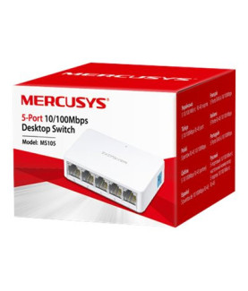 Mercusys | Switch | MS105 | Unmanaged | Desktop | 10/100 Mbps (RJ-45) ports quantity 5 | Power supply type External