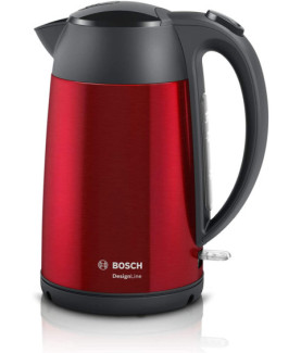 Bosch | Kettle | DesignLine TWK3P424 | Electric | 2400 W | 1.7 L | Stainless steel | 360 rotational base | Red