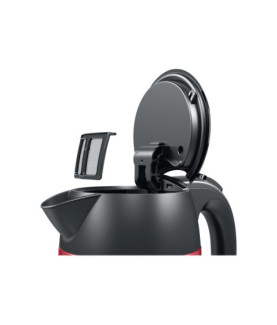 Bosch | Kettle | DesignLine TWK3P424 | Electric | 2400 W | 1.7 L | Stainless steel | 360 rotational base | Red