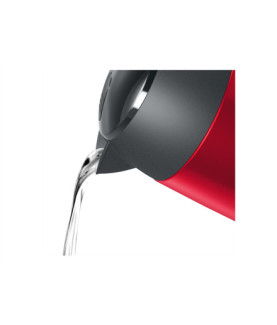 Bosch | Kettle | DesignLine TWK3P424 | Electric | 2400 W | 1.7 L | Stainless steel | 360 rotational base | Red