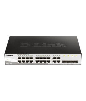 D-LINK DGS-1210-20, Gigabit Smart Switch with 16 10/100/1000Base-T ports and 4 Gigabit MiniGBIC (SFP) ports, 802.3x Flow Contro