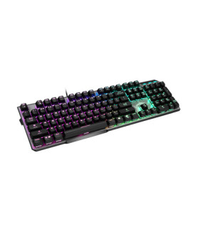 MSI | GK50 Elite | Gaming keyboard | Wired | RGB LED light | US | Black/Silver